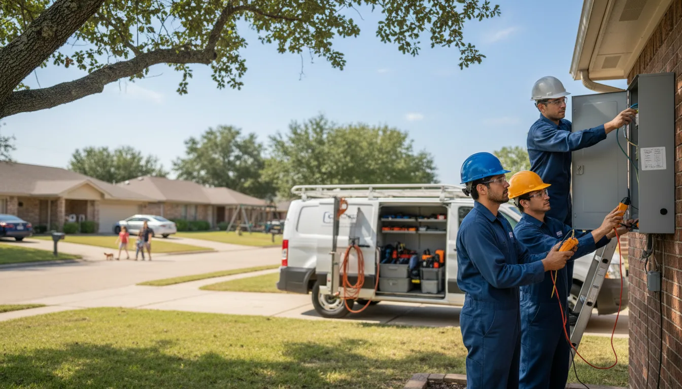 Certified electrician providing emergency electrical services in Keystone, IA